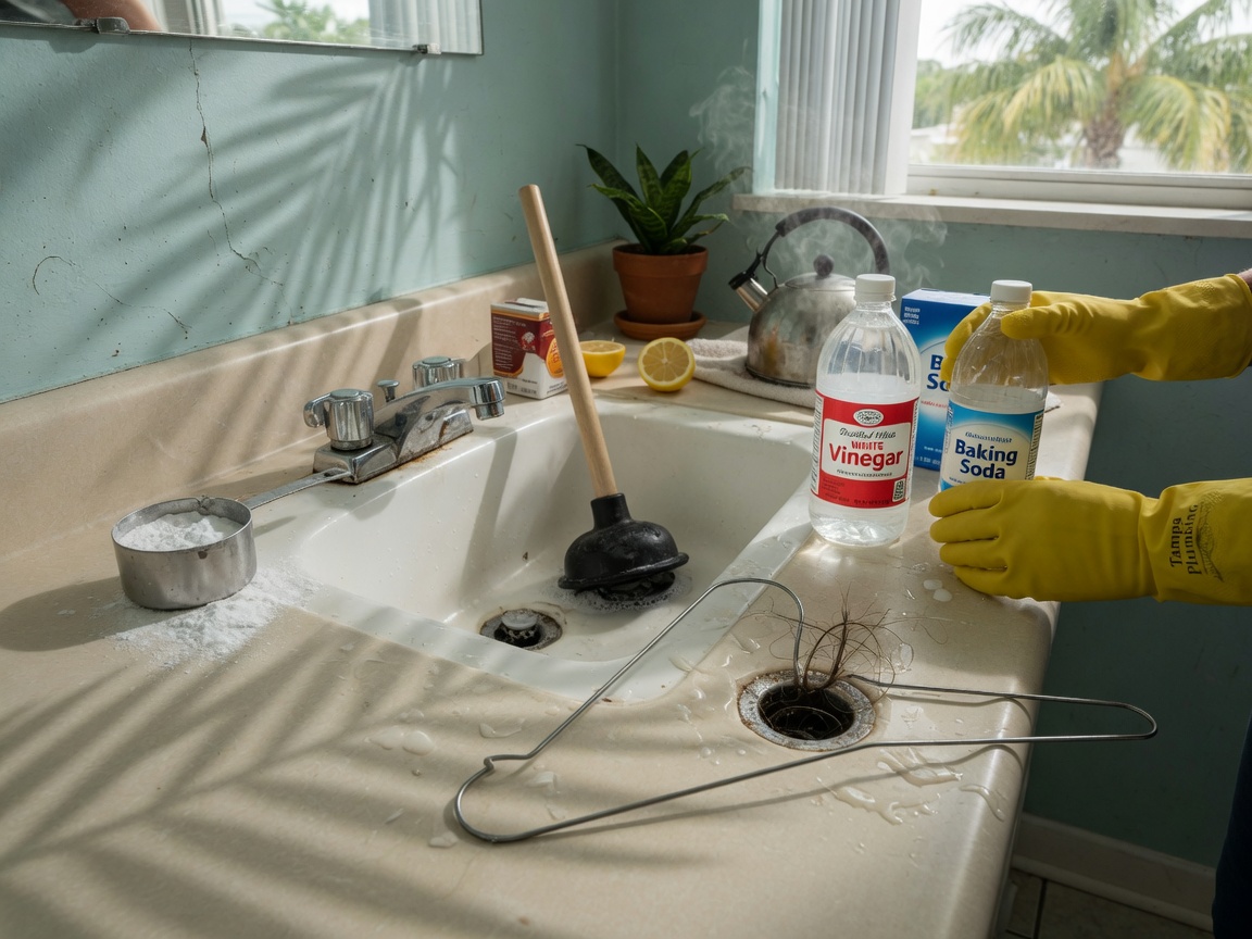 How To Clear A Clogged Drain Without Harsh Chemicals