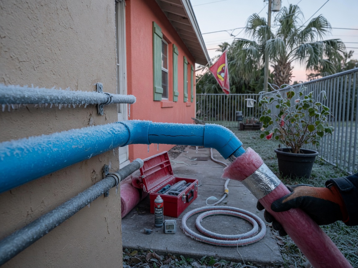 Preventing Pipe Issues During Rare Tampa Cold Snaps
