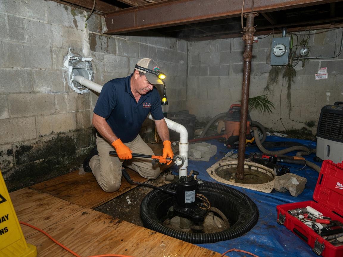 Sump Pump Repair & Installation in Brandon, FL